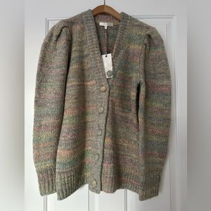 LoveShackFancy Wilford Boyfriend Cardigan in Autumn Rainbow
